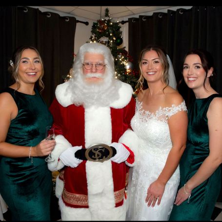 "We had Santa come to our wedding as little surprise for the children, I can’t recommend him enough absolutely 5stars, not only did he interact and spend time with the children he even had time to have photos with the adults. Such a lovely man. Thanks again 🎅🏻"