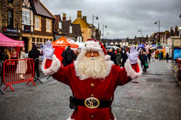 So Real Santa Jazz Hands!